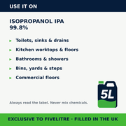 Where to use FiveForce Isopropanol IPA 99.8% 5L | FiveLitre