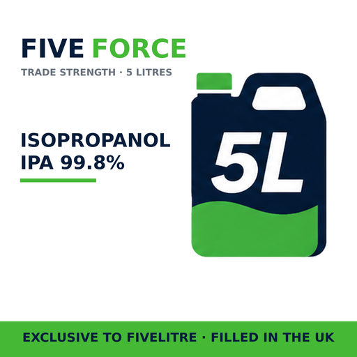 FiveForce Isopropanol IPA 99.8% 5L — exclusive to FiveLitre