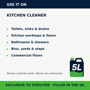 Where to use FiveForce Kitchen Cleaner 5L | FiveLitre