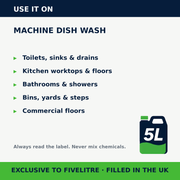 Where to use FiveForce Machine Dish Wash 5L | FiveLitre