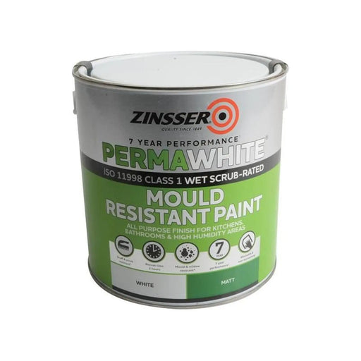 Zinsser Perma-White® Interior Paint Matt 2.5 litre | FiveLitre — bulk sizes, trade prices