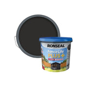 Ronseal Fence Life Plus+ Tudor Black Oak 5 litre | FiveLitre — bulk sizes, trade prices