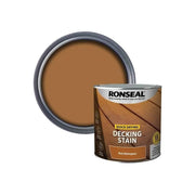 Ronseal Quick Drying Decking Stain Rich Mahogany 2.5 litre | FiveLitre — bulk sizes, trade prices