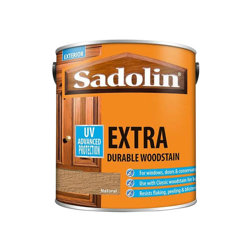 Sadolin Extra Durable Woodstain Natural 2.5 litre | FiveLitre — bulk sizes, trade prices