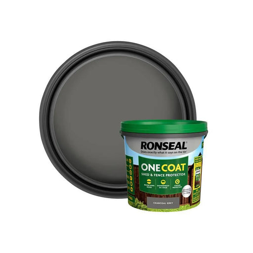 Ronseal One Coat Shed & Fence Protection Dark Oak 5 litre | FiveLitre — bulk sizes, trade prices
