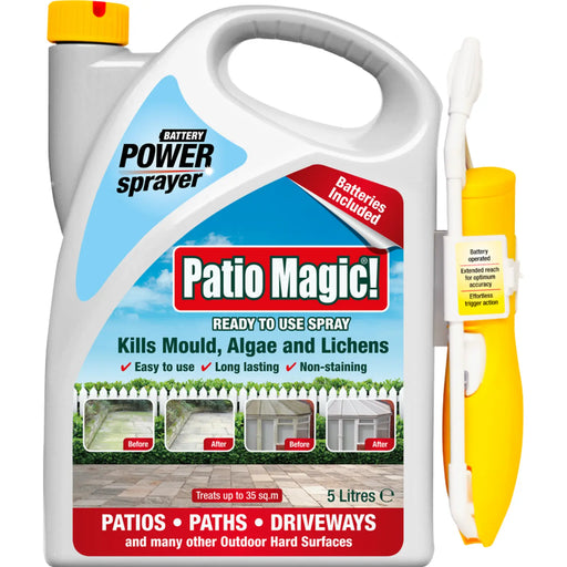 Patio Magic Patio Cleaner Ready To Use Spray 5L | FiveLitre — bulk sizes, trade prices
