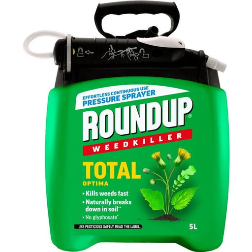 Roundup Total Optima Weedkiller 5L RTU | FiveLitre — bulk sizes, trade prices