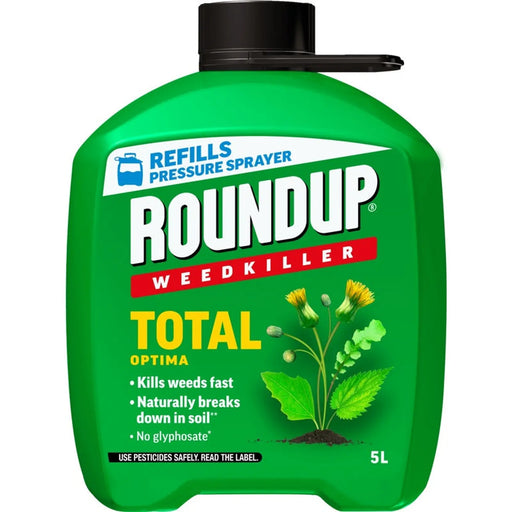 Roundup Total Optima Weedkiller Refill 5L | FiveLitre — bulk sizes, trade prices
