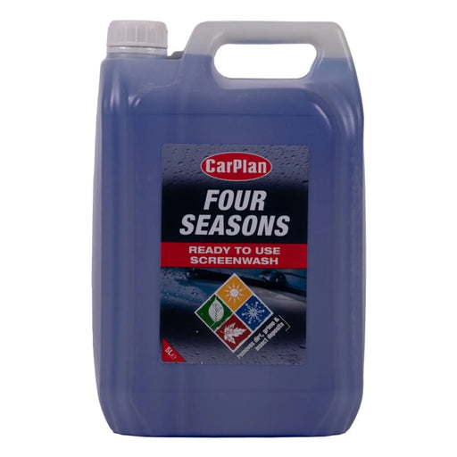 Carplan Four Seasons Ready Mixed Screen Wash 5L | FiveLitre — bulk sizes, trade prices