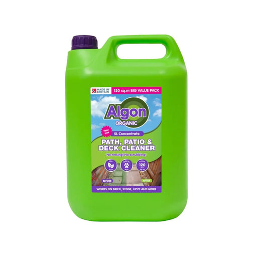 Algon Organic Path & Patio Cleaner 5L Concentrate | FiveLitre — bulk sizes, trade prices
