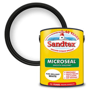 Sandtex Smooth Masonry Paint 5L Pure Brilliant White | FiveLitre — bulk sizes, trade prices