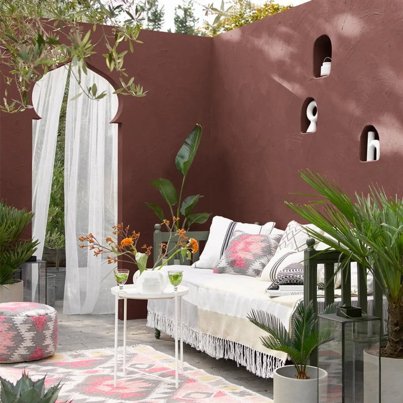 Sandtex Smooth Masonry Paint 5L Brick Red | FiveLitre — bulk sizes, trade prices