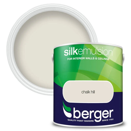 Berger Silk Emulsion 2.5L Chalk Hill | FiveLitre — bulk sizes, trade prices