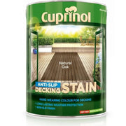 Cuprinol Anti-Slip Decking Stain 5L Natural Oak | FiveLitre — bulk sizes, trade prices