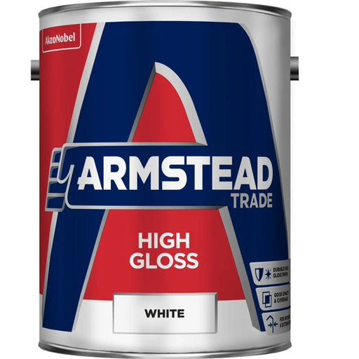 Armstead Trade High Gloss 5L White | FiveLitre — bulk sizes, trade prices