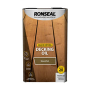 Ronseal Quick Drying Decking Oil 5L Natural Oak | FiveLitre — bulk sizes, trade prices