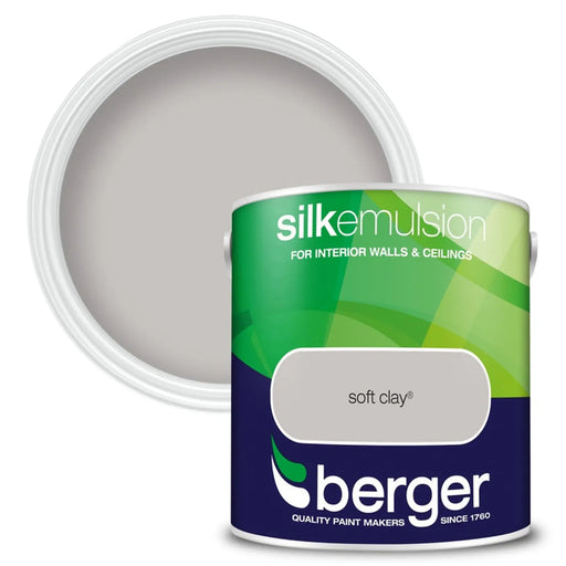 Berger Silk Emulsion 2.5L Soft Clay | FiveLitre — bulk sizes, trade prices