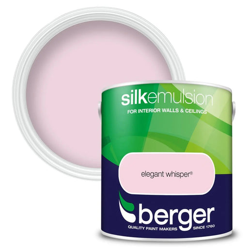 Berger Silk Emulsion 2.5L Elegant Whisper | FiveLitre — bulk sizes, trade prices