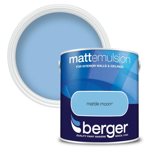 Berger Matt Emulsion 2.5L Marble Moon | FiveLitre — bulk sizes, trade prices