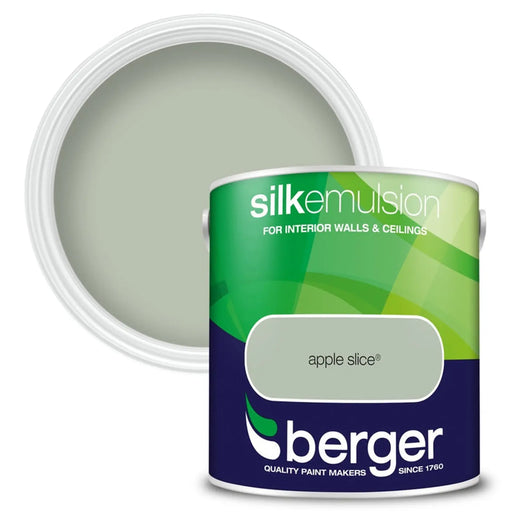 Berger Silk Emulsion 2.5L Apple Slice | FiveLitre — bulk sizes, trade prices