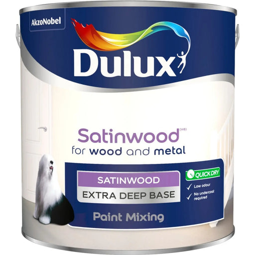 Dulux Colour Mixing 2.5L Extra Deep Satinwood Base | FiveLitre — bulk sizes, trade prices