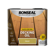 Ronseal Quick Drying Decking Oil 2.5L Natural | FiveLitre — bulk sizes, trade prices