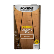 Ronseal Quick Drying Decking Oil 5L Natural Cedar | FiveLitre — bulk sizes, trade prices
