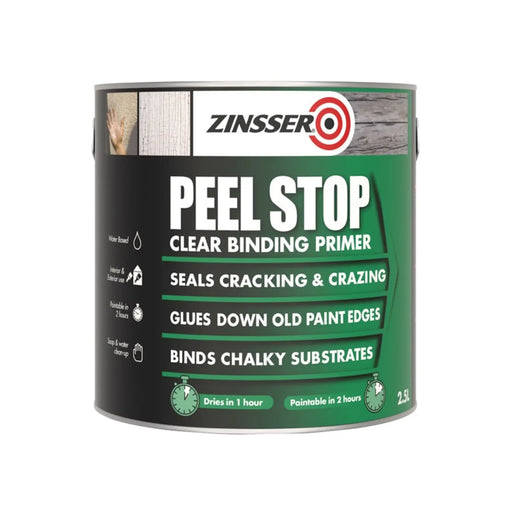 Zinsser Peel Stop Binding Primer 2.5L | FiveLitre — bulk sizes, trade prices