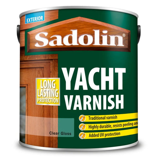 Sadolin Yacht Varnish Gloss Clear 2.5L | FiveLitre — bulk sizes, trade prices