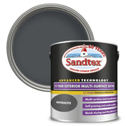 Sandtex 10 Year Exterior Multi Surface Satin 2.5L Anthracite | FiveLitre — bulk sizes, trade prices
