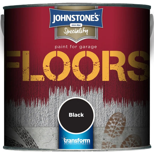 Johnstone's Garage Floor Paint 2.5L Black | FiveLitre — bulk sizes, trade prices