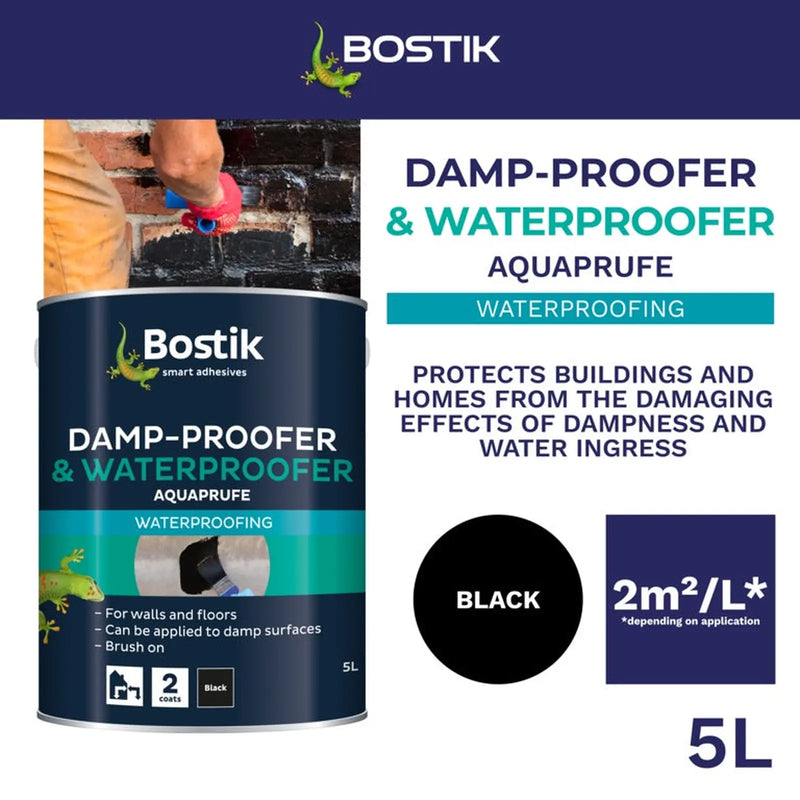 Bostik Damp-Proofer & Waterproofer 5L | FiveLitre — bulk sizes, trade prices