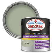 Sandtex 10 Year Exterior Multi Surface Satin 2.5L Bay Tree | FiveLitre — bulk sizes, trade prices