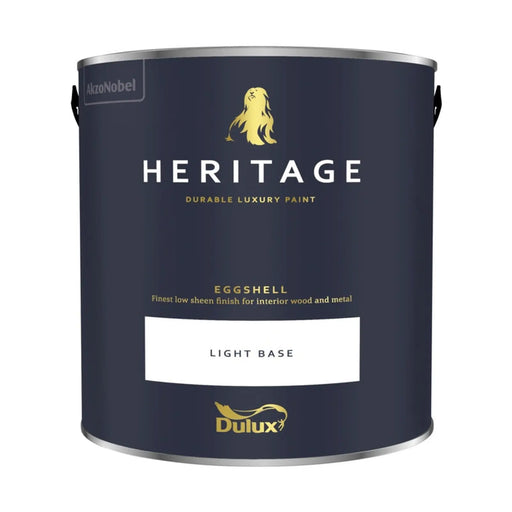Dulux Heritage Eggshell 2.5L Light Base | FiveLitre — bulk sizes, trade prices