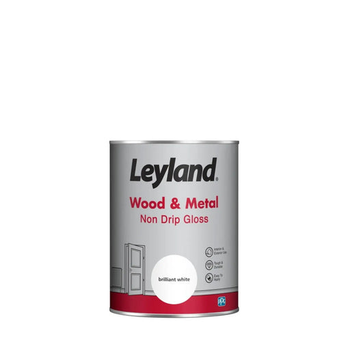 Leyland Wood & Metal Non Drip Gloss 2.5L Brilliant White | FiveLitre — bulk sizes, trade prices