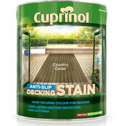 Cuprinol Anti-Slip Decking Stain 5L Country Cedar | FiveLitre — bulk sizes, trade prices