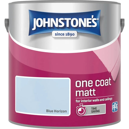 Johnstone's One Coat Matt 2.5L Blue Horizon | FiveLitre — bulk sizes, trade prices