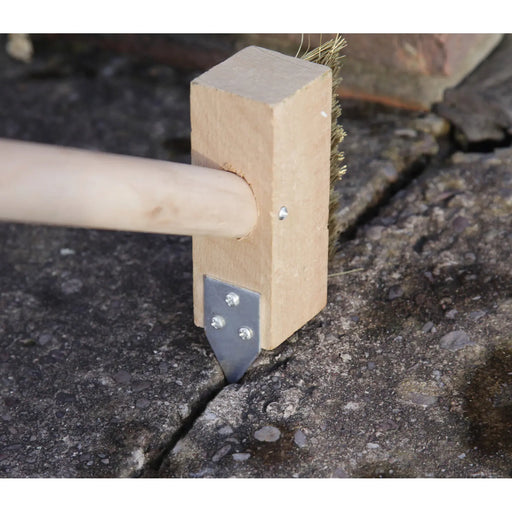 Ambassador Block Paving Brush With Scraper | FiveLitre — bulk sizes, trade prices