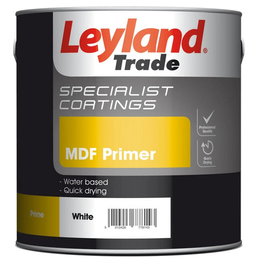 Leyland Trade MDF Primer 2.5L White | FiveLitre — bulk sizes, trade prices