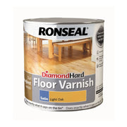 Ronseal Diamond Hard Coloured Floor Varnish 2.5L Light Oak | FiveLitre — bulk sizes, trade prices