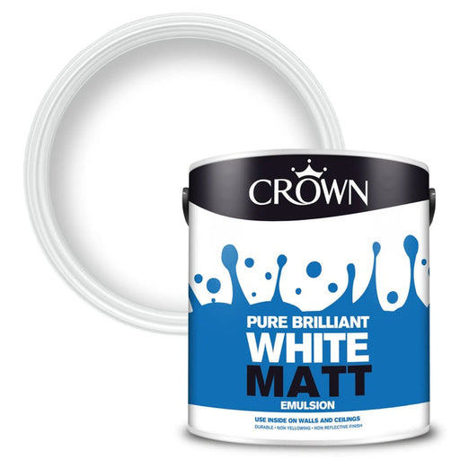 Crown Non Breatheasy Matt Emulsion 2.5L PBW | FiveLitre — bulk sizes, trade prices