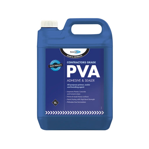 Bond It Bond-It Contractors Grade PVA White 5L | FiveLitre — bulk sizes, trade prices