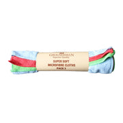 Groundsman Super Soft Microfibre Cloths 40 x 30cm Pack 3 | FiveLitre — bulk sizes, trade prices