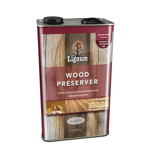 Lignum Wood Preserver 5L Clear | FiveLitre — bulk sizes, trade prices