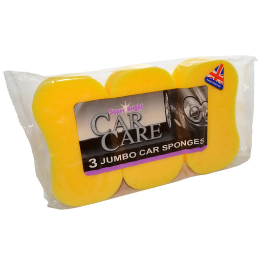 Superbright Jumbo Car Sponge Pack 3 | FiveLitre — bulk sizes, trade prices