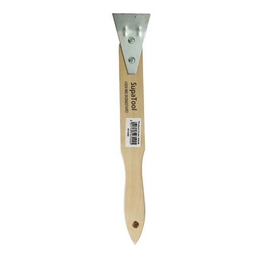 SupaTool 4 Row Wire Brush & Scraper With Oak Handle | FiveLitre — bulk sizes, trade prices